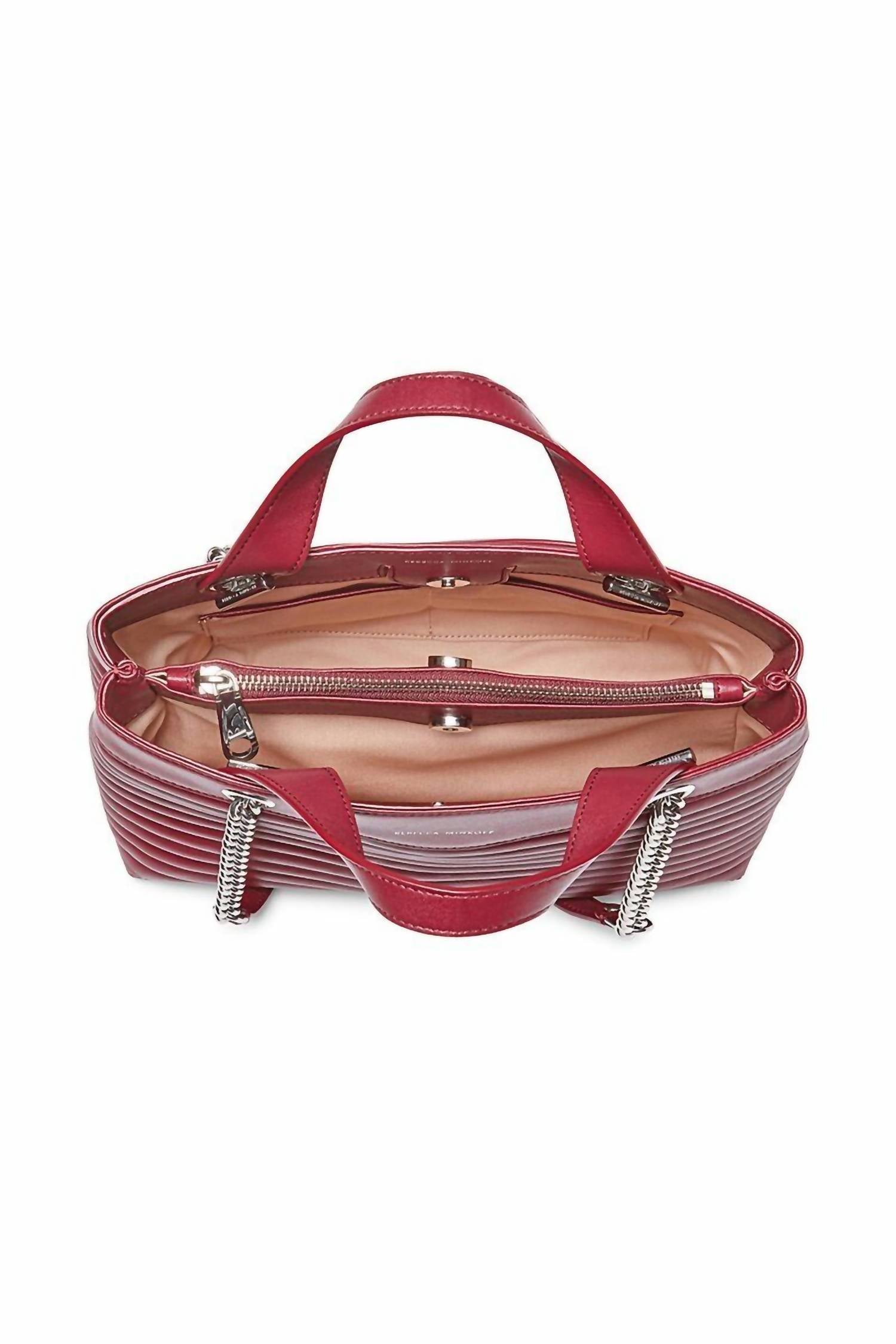 M.A.B. QUILTED TOP HANDLE SATCHEL