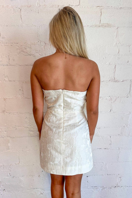 Day + Moon - Floral Puzzle Mini Dress