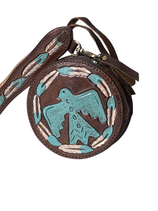 American Darling - Women's Canteen Hand Tooled Wristlet