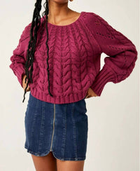 Free People - Sandre Pullover Sweater