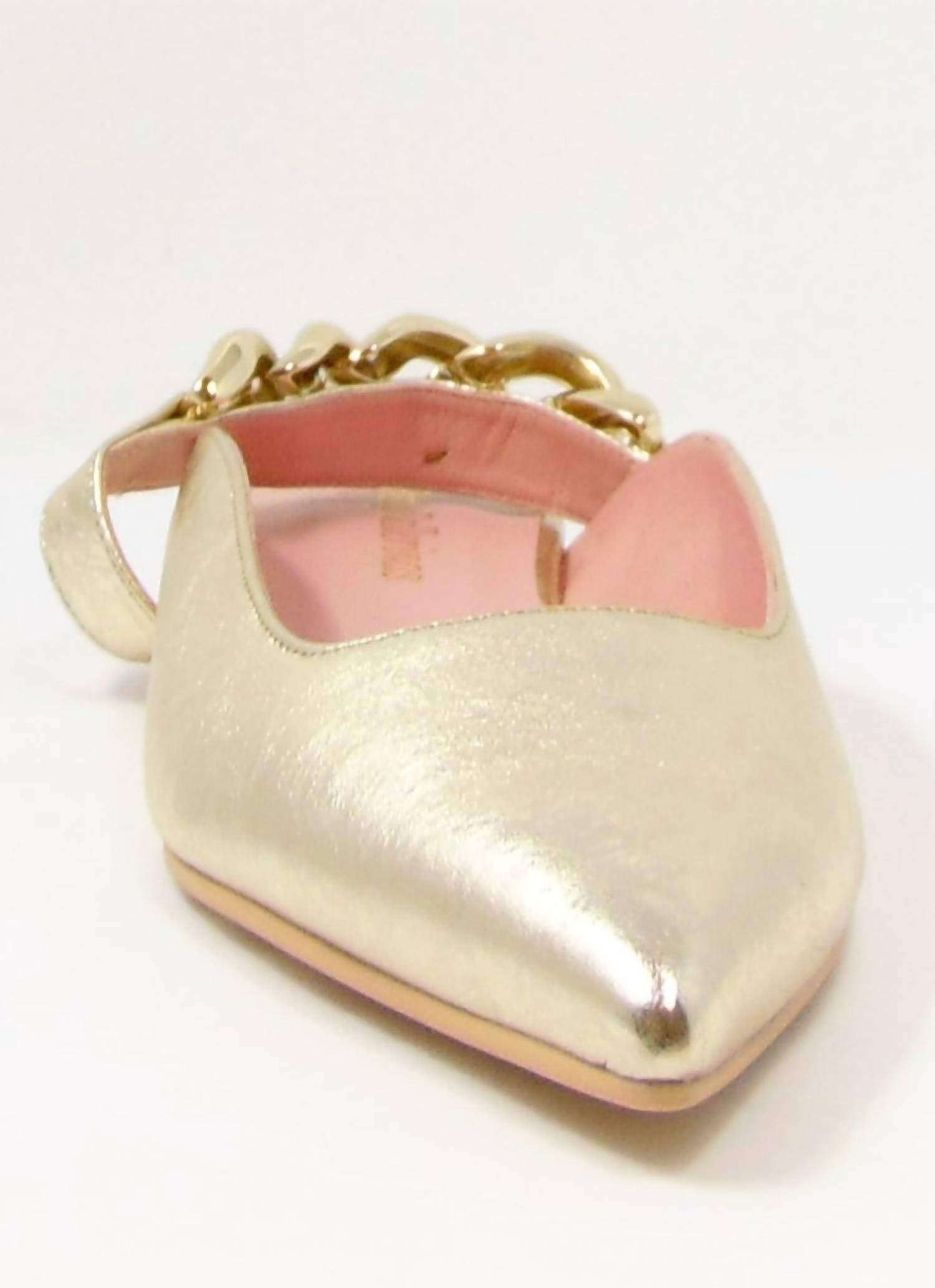 Pretty Ballerinas Women's Yvette Shoe in platino - women's flats - alternate view