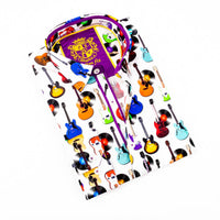 Eight X - Guitars And Records Button Down Print Shirt