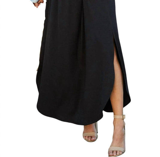 Eesome - Smocked Waistband Maxi Skirt