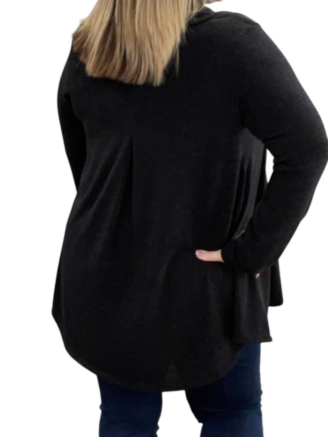 Heimish Usa - Faux Cowl Neck Sweater