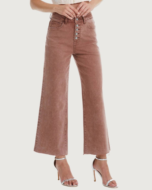 Bayeas - Jordan High Rise Wide Leg Denim Jeans