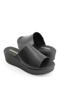 Andrea Women's Platform Heel Sandal in black - women's sandal - alternate view