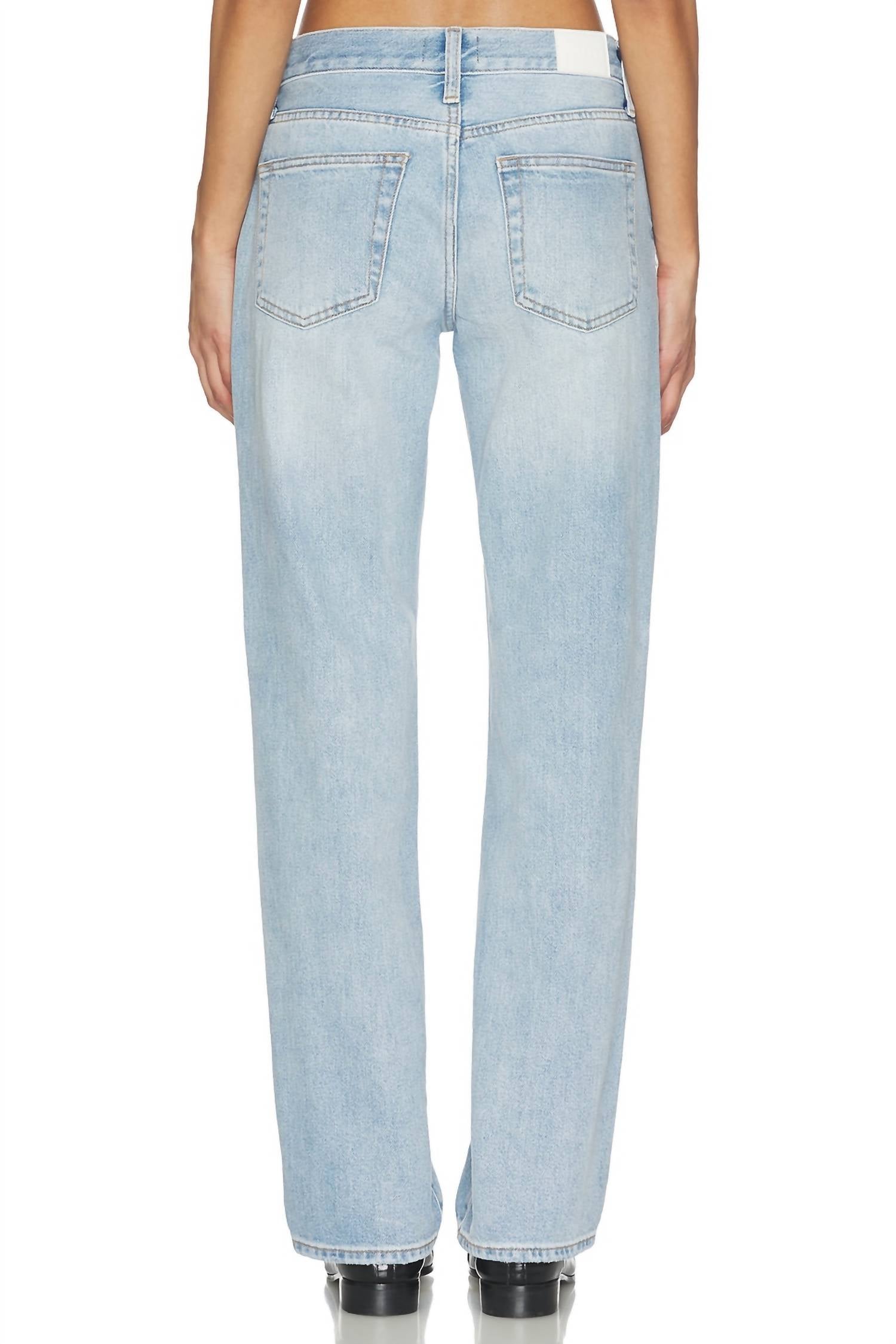 Pistola - Issa Mid Rise Relaxed Straight Jeans