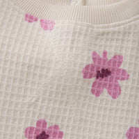 Minymo - Girl's Floral Waffle Set
