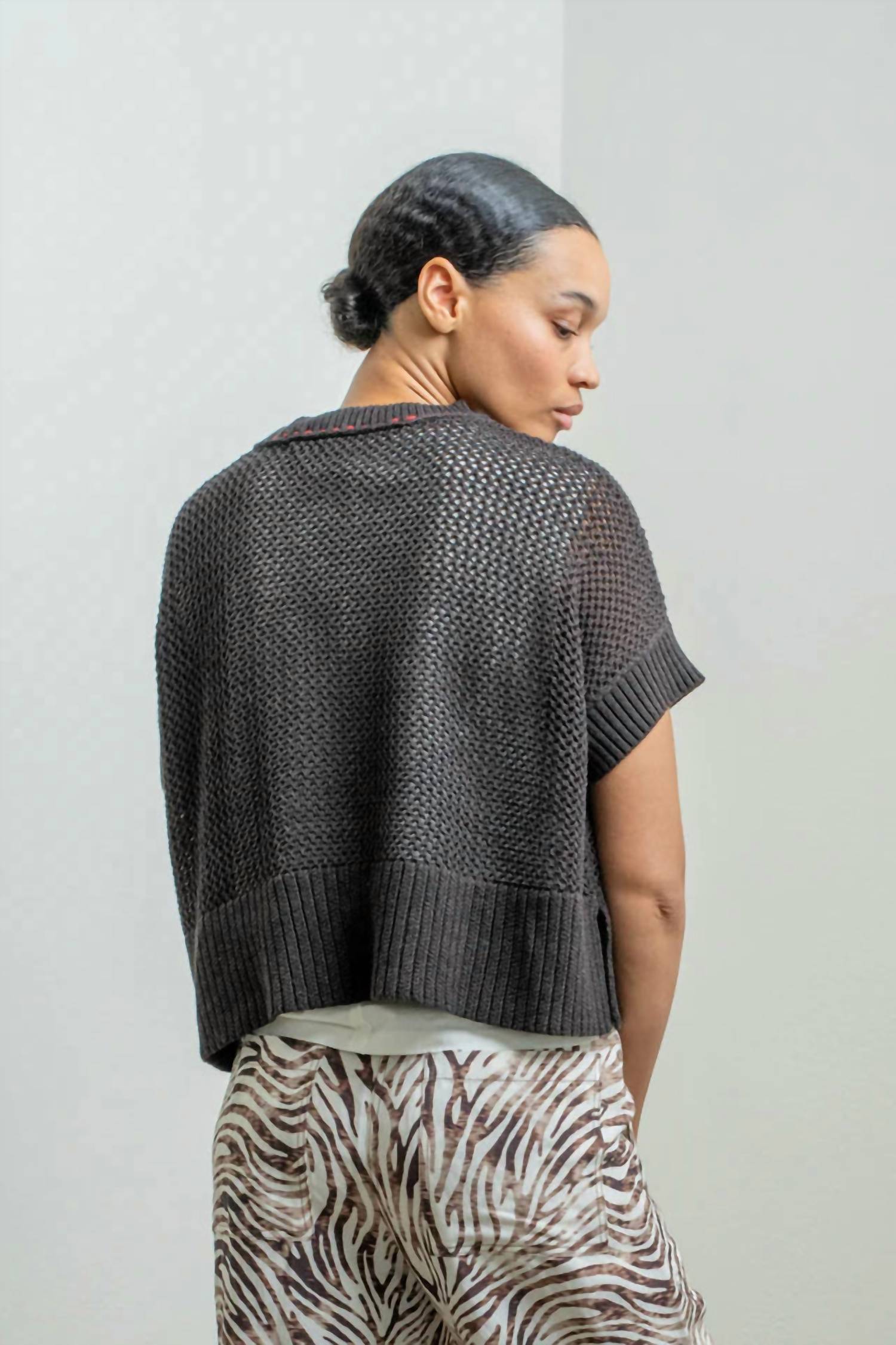 Raquel Allegra - Miro Short-sleeve Pullover Top
