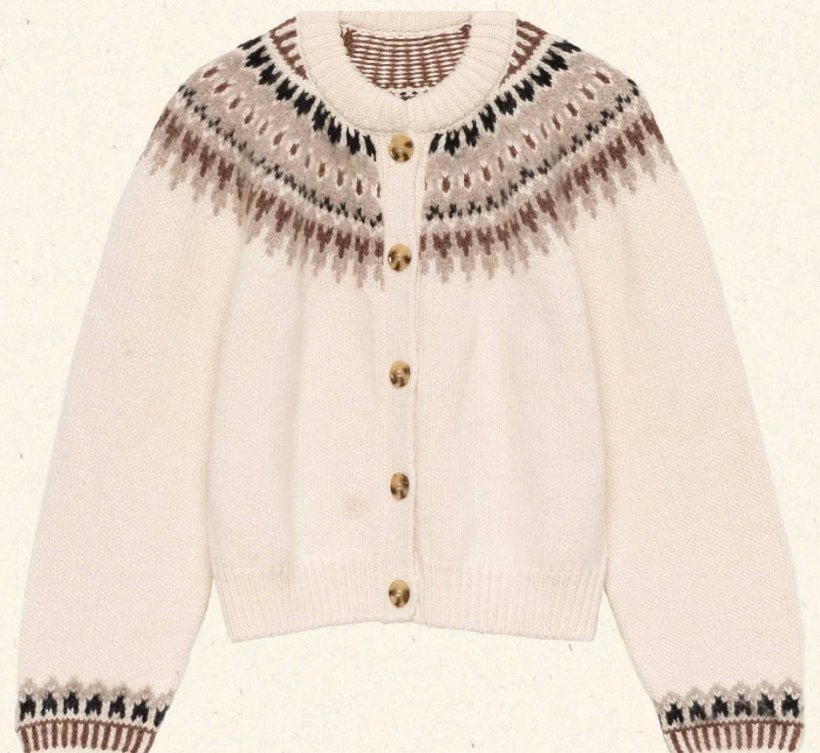 Dôen - Women's Olympia Fair Isle Cardigan