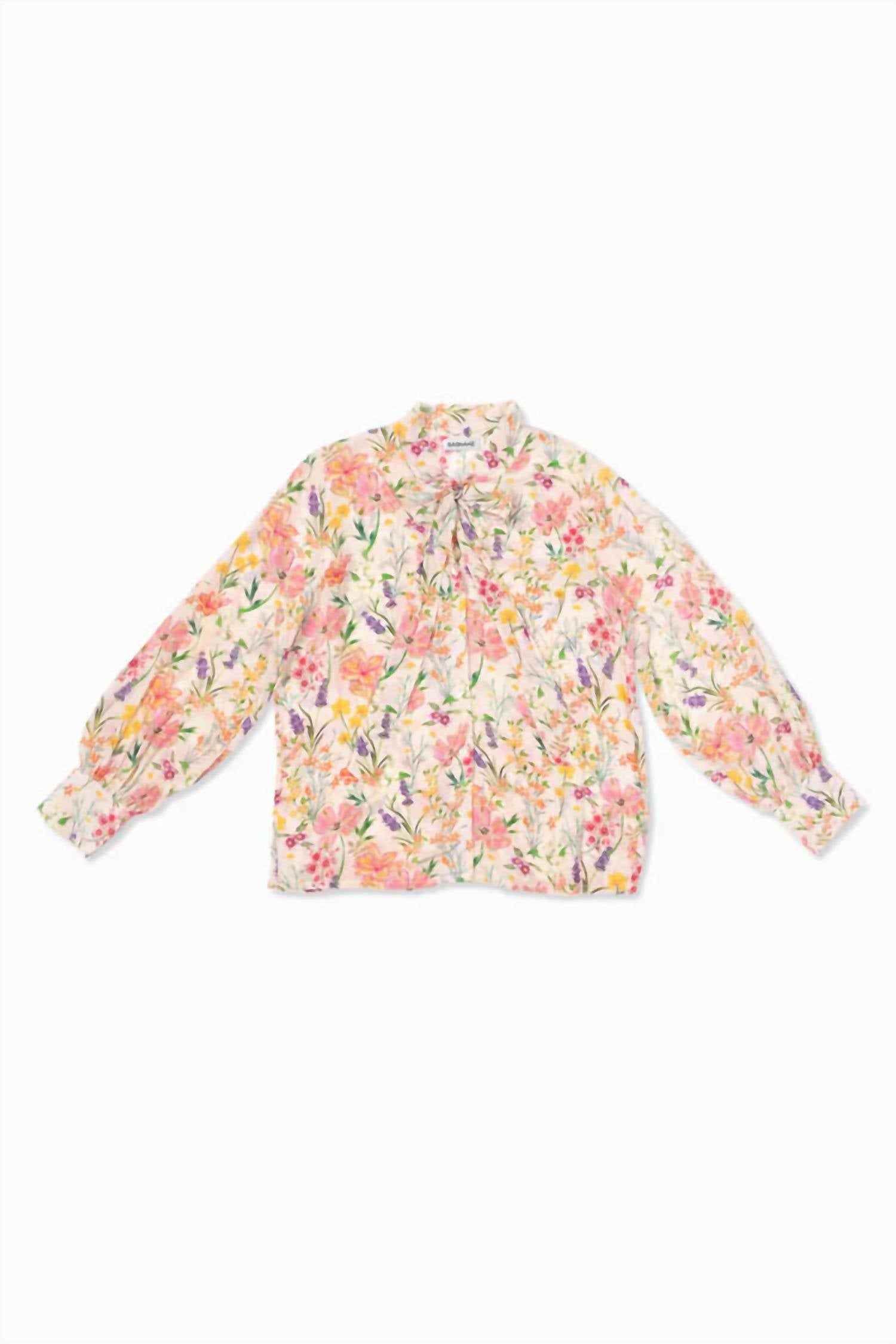 Sasha+Z - Floral Long Sleeve Blouse