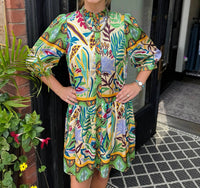 Jade - Tiered Shirt Dress
