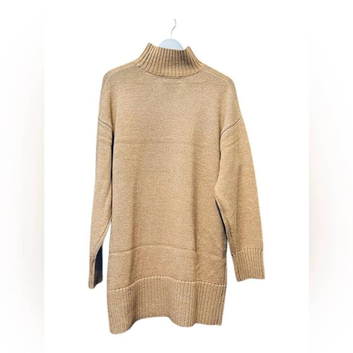 Zenana - Women's Turtleneck Sweater Dress