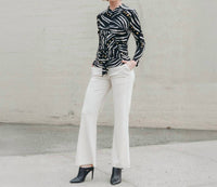 Clara Sunwoo - Center Front Tie Top