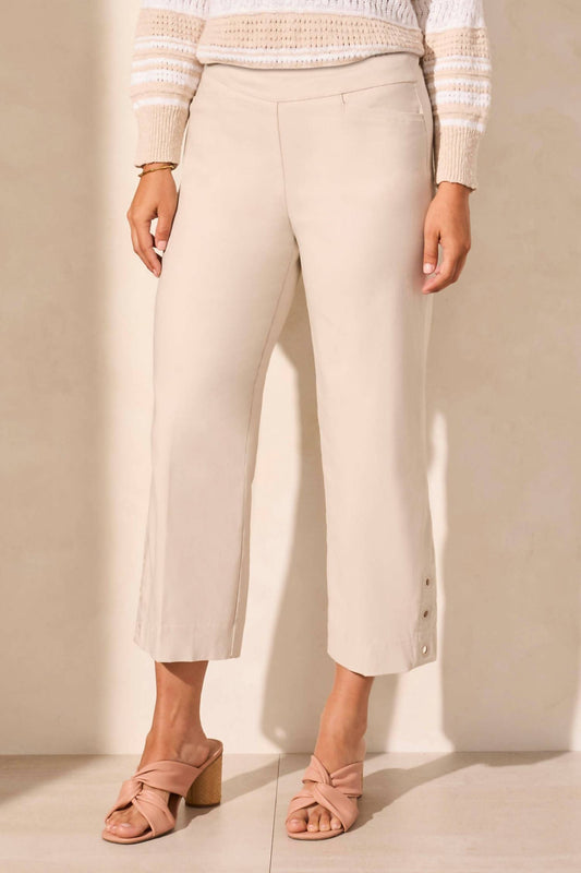 Tribal - Eyelet Detail Pull On Capri