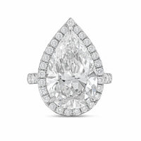 Diana M Jewels - Women's Pear Lab-Grown Diamond Fashion Ring (13.00 Ct) - Signature