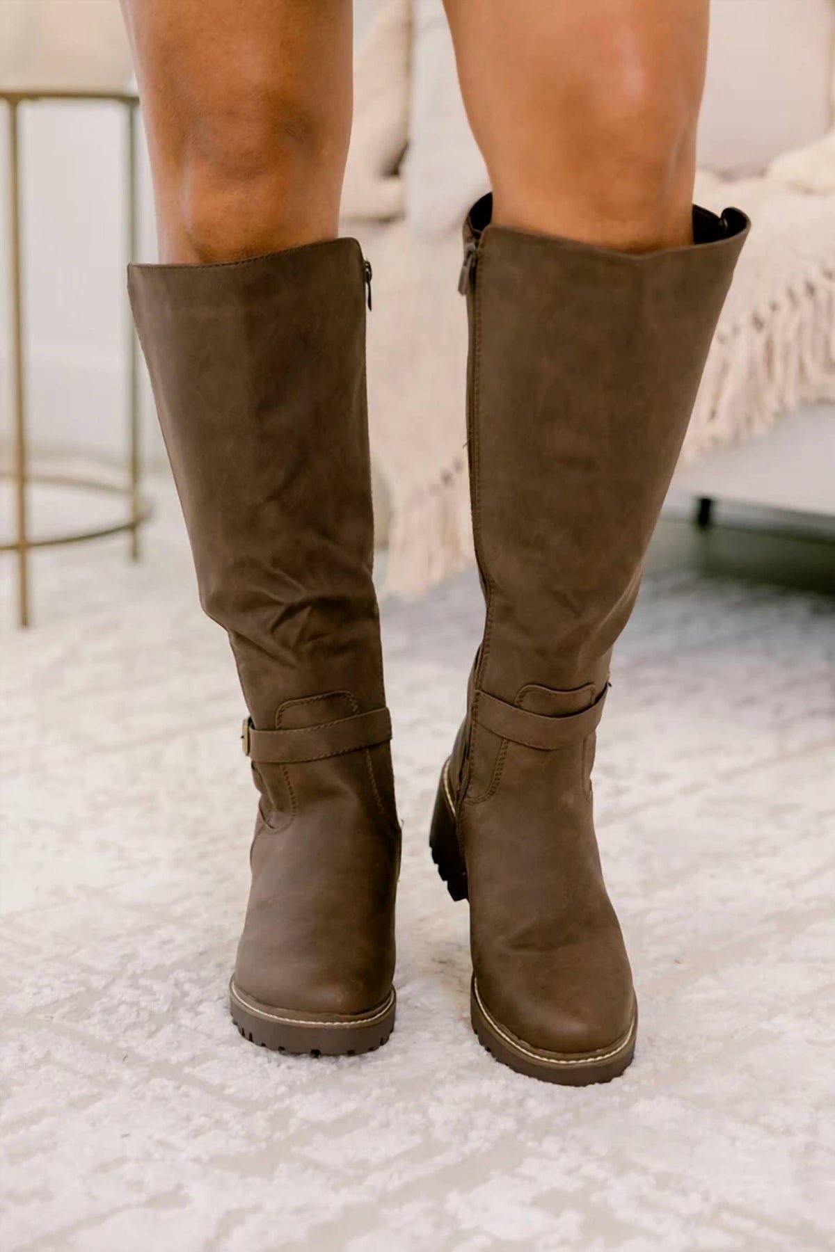 Ccocci - Women's Agenda 28 Elastic Back Panel Tall Riding Boots