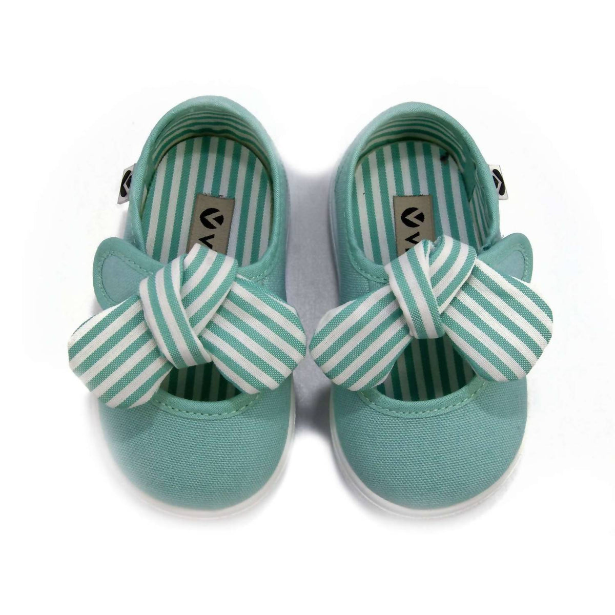 Victoria - Girls' Slip On Canvas Bow Shoes