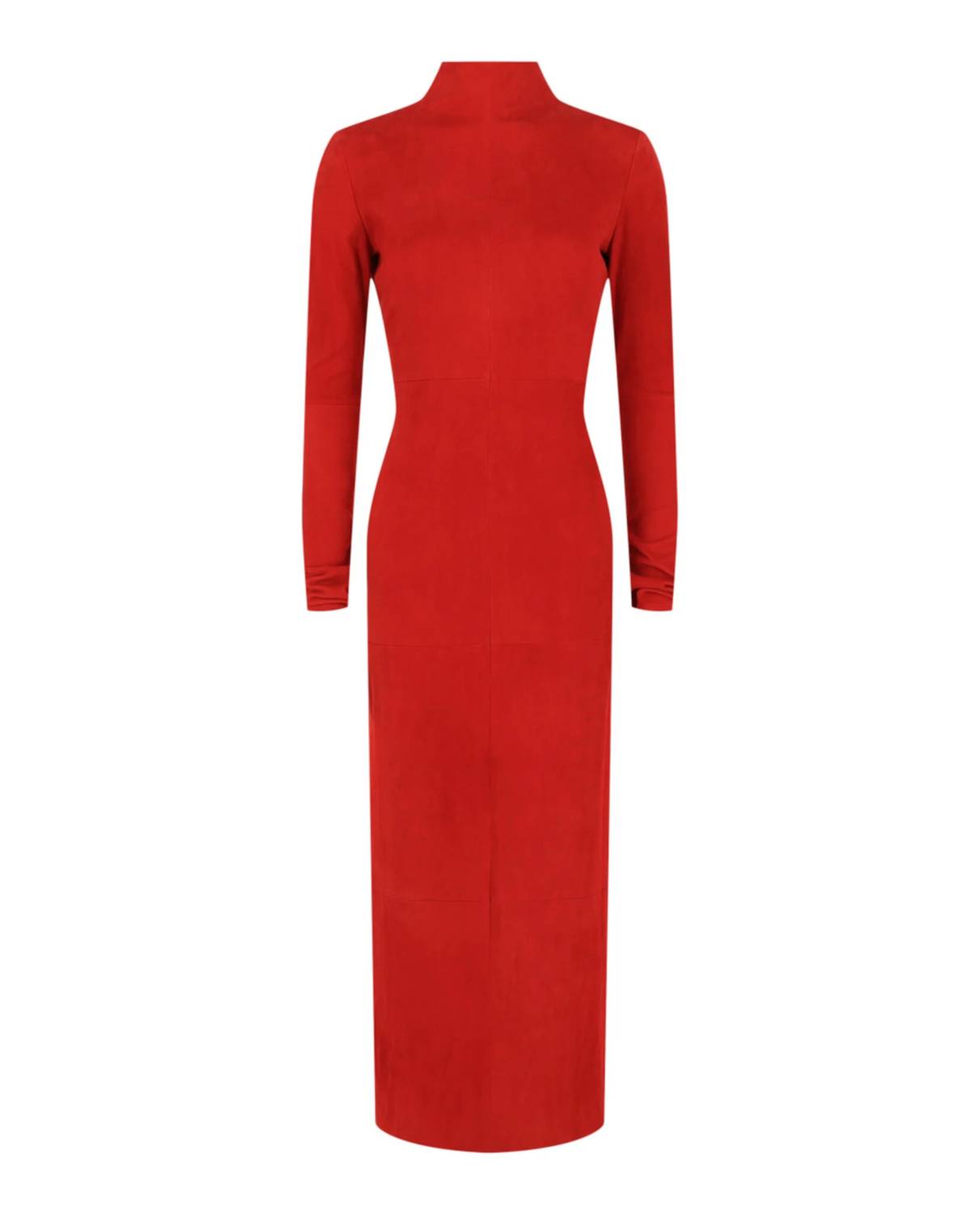 Salvatore Ferragamo - Women's Backless Suede Dress