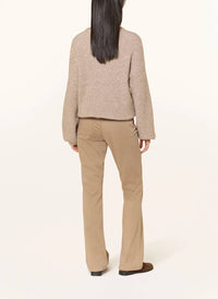 Brax Shakira Slim Bootcut Pant in taupe - women's pants - detail view