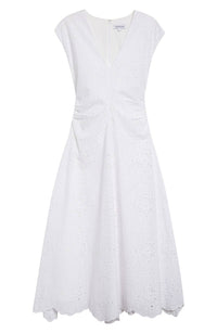Veronica Beard Aven Dress in white 1 - women's dress - view 5