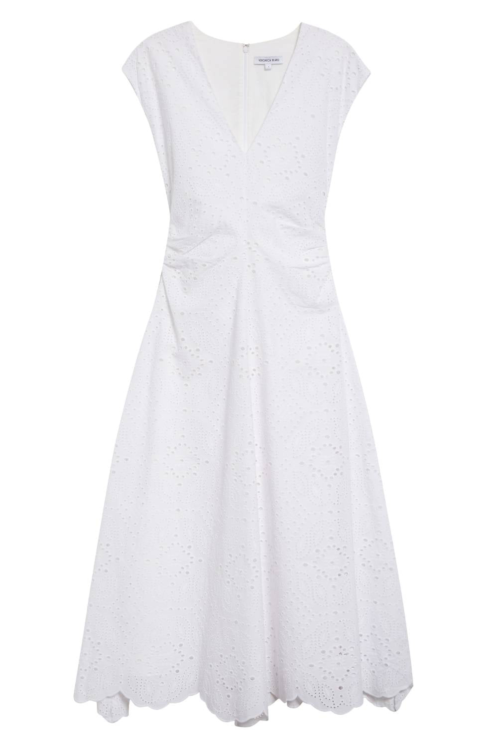 Veronica Beard Aven Dress in white 1 - women's dress - view 5