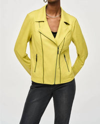 Joseph Ribkoff - Foiled Faux Suede Jacket