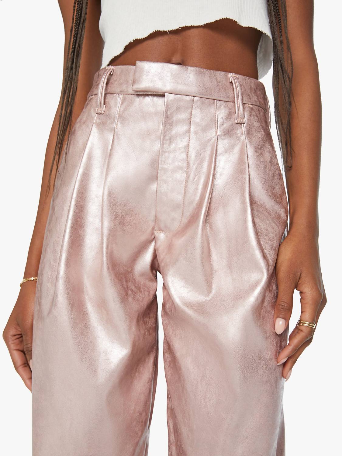 Mother - Pleated Starlet Sneak Pants