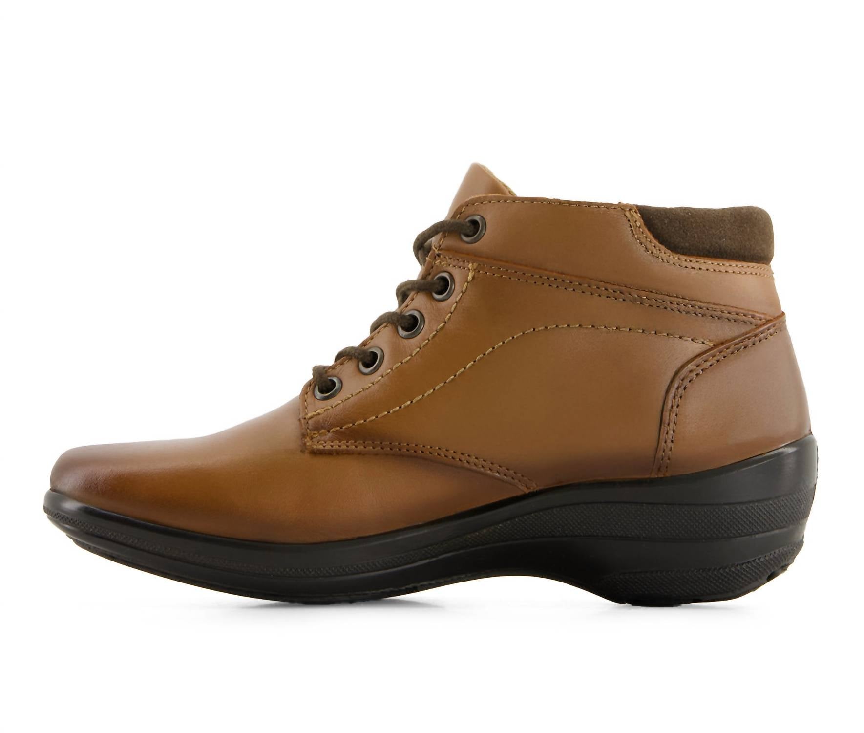 Andrea - Women's Leather Lace Up Booties