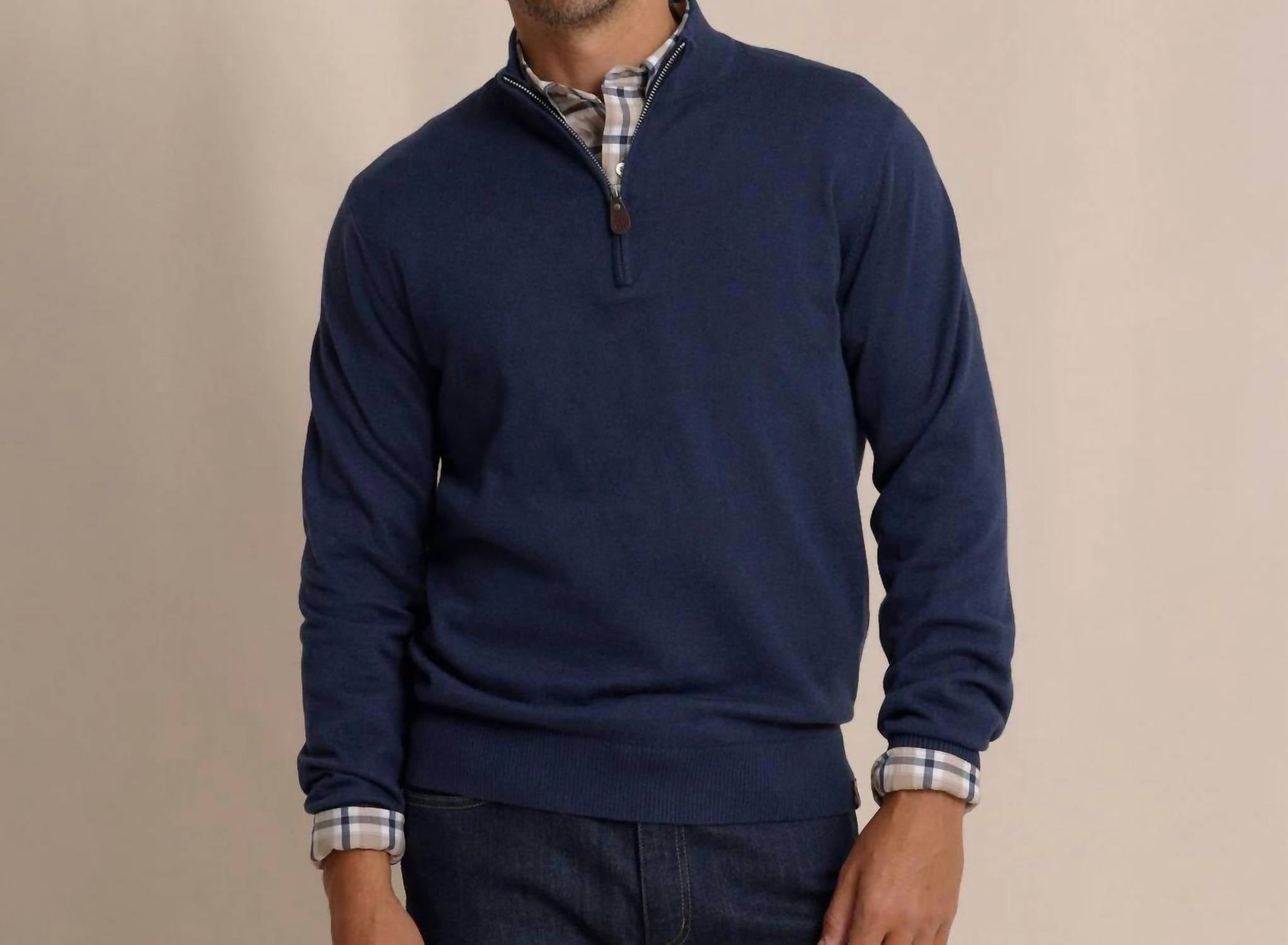 Southern Tide - Whitehaven Quarter Zip Sweater