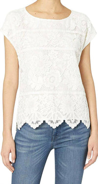 Vince Camuto - Women's Lace Stripe Blouse