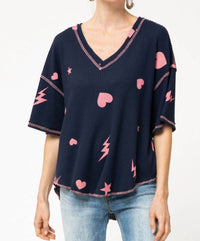 Entro - Waffle Knit Top