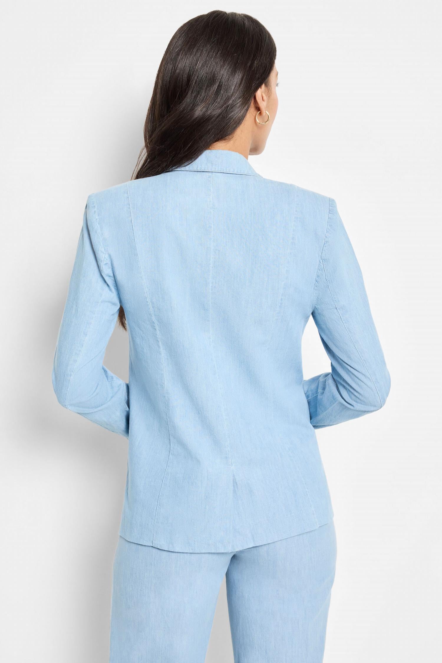 Nic + Zoe - Denim Linen Blazer