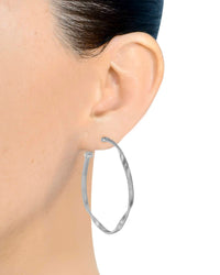 Marco Bicego - Women's 18k White Gold Marrakech Hoop Earrings