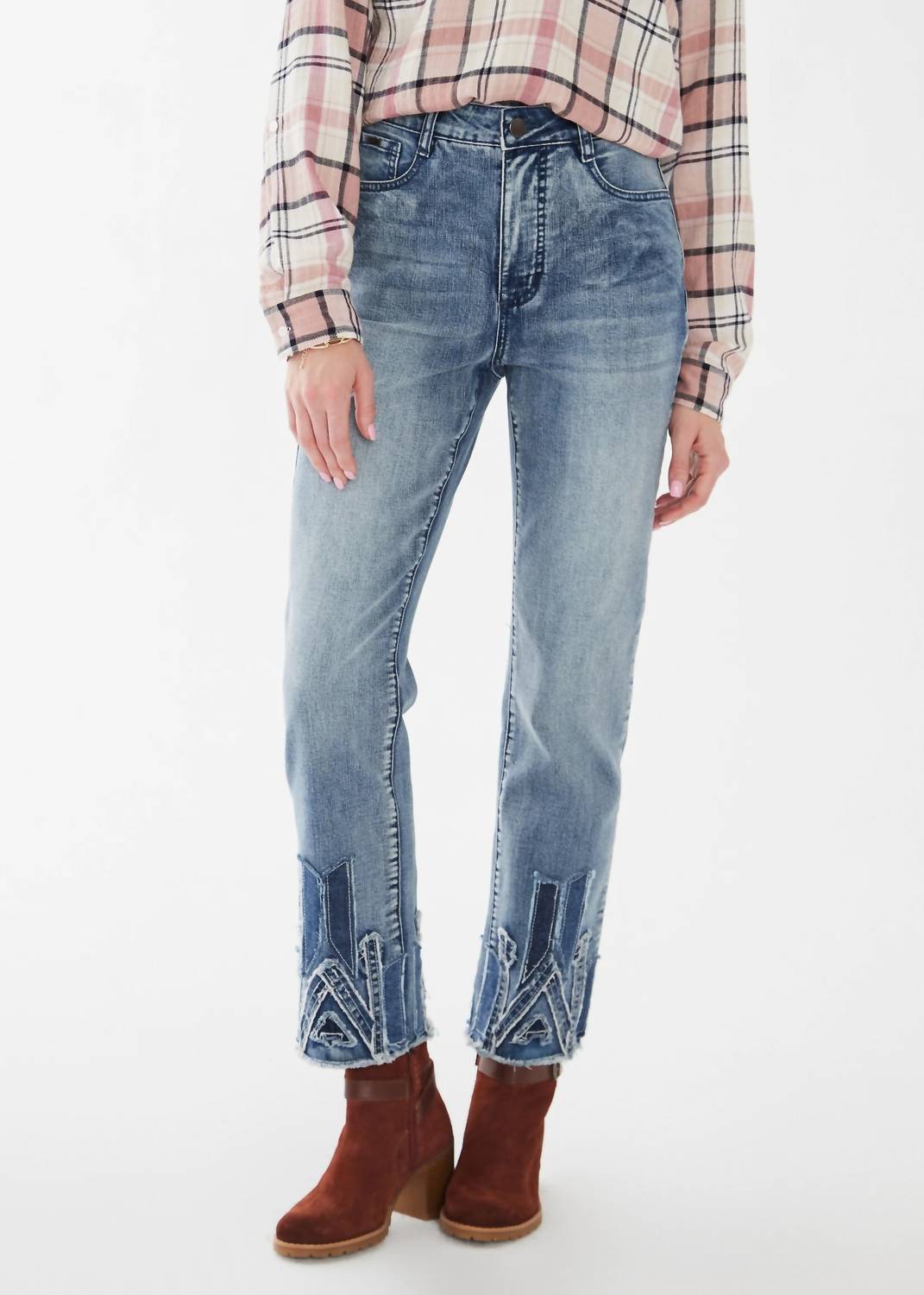 FDJ Suzanne Straight Ankle Jean in vintage blue - women's jeans