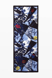 Desigual - FLORAL DENIM FOULARD SCARF