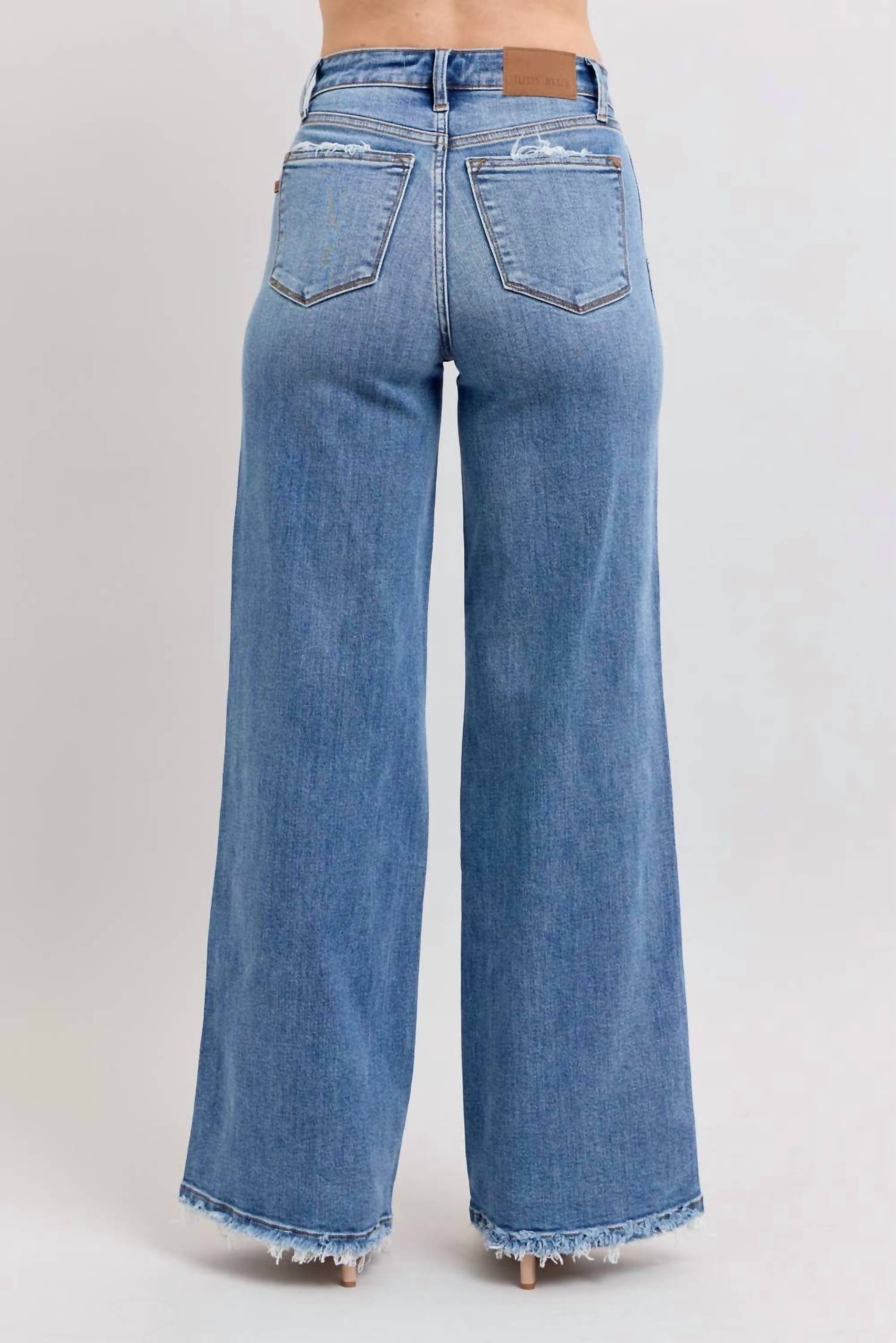 Judy Blue - High Rise Retro Wide Fit Jeans