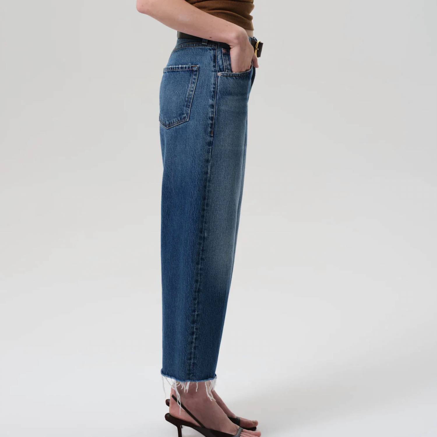 Citizens Of Humanity - Ayla Raw Hem Crop Jeans