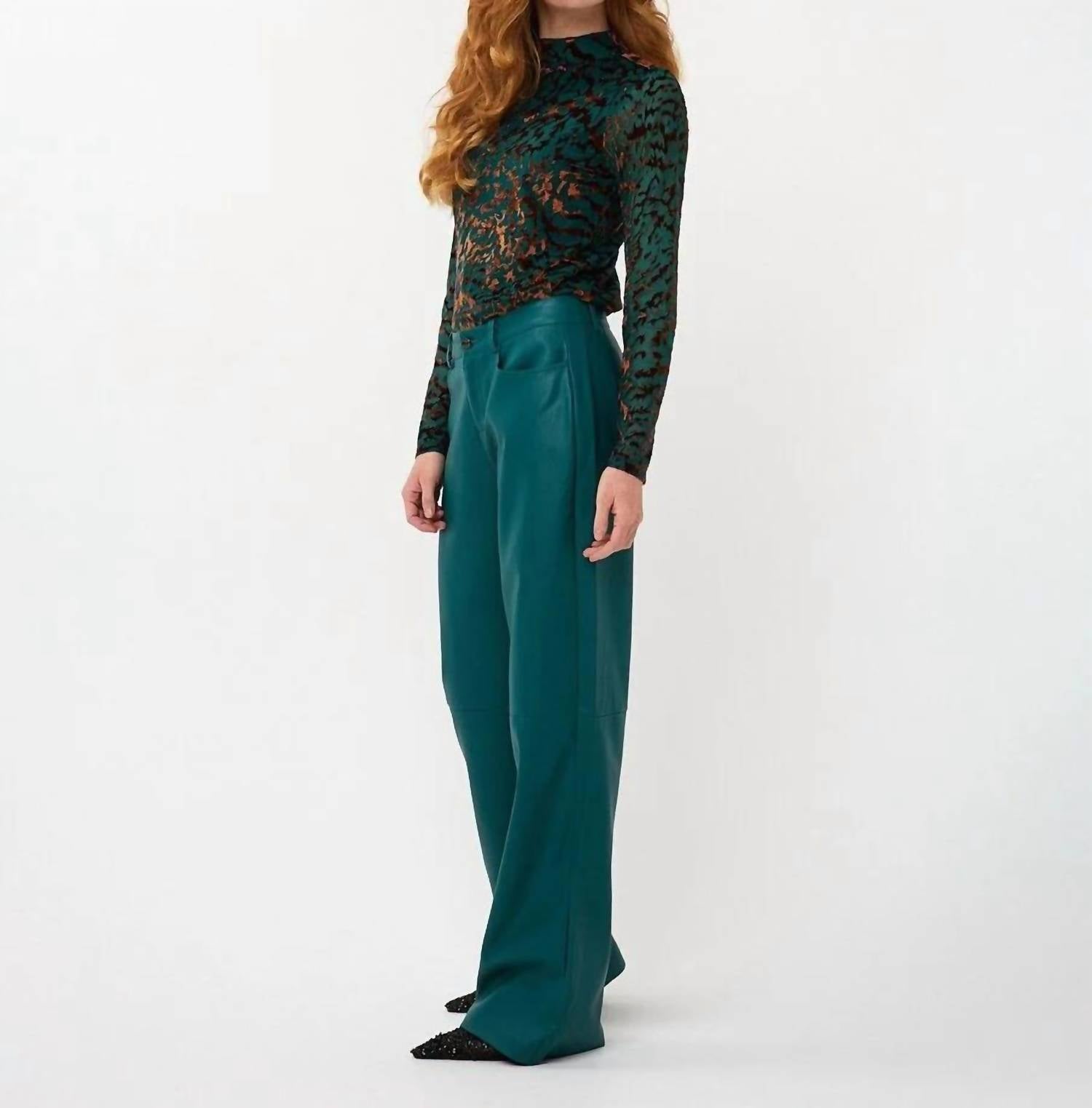 Esqualo - Barrie Burnout Mesh Top