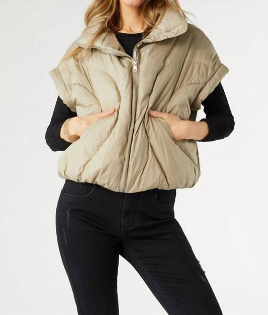 Coco + Carmen - Brooke Cropped Puffer Vest