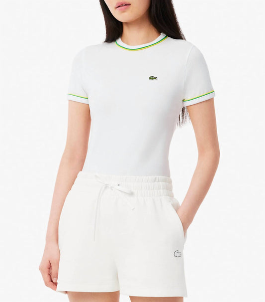 Lacoste - Fitted Crewneck Tee