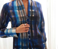 Fifteen Twenty - V Neck Button Front Blouse