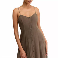Z Supply - Angel Eyes Airy Sweetheart Midi Dress