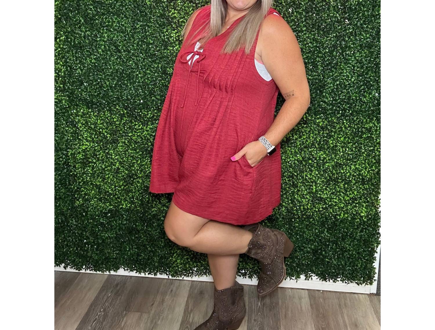 Pixi + Ivy - Emmy Tie Front Romper