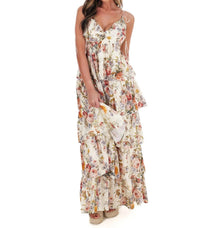 In February - Call For Romance Floral Maxi Dress