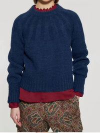 Antik Batik Lulu Alpaca Wool Sweater in dark blue - women's sweater