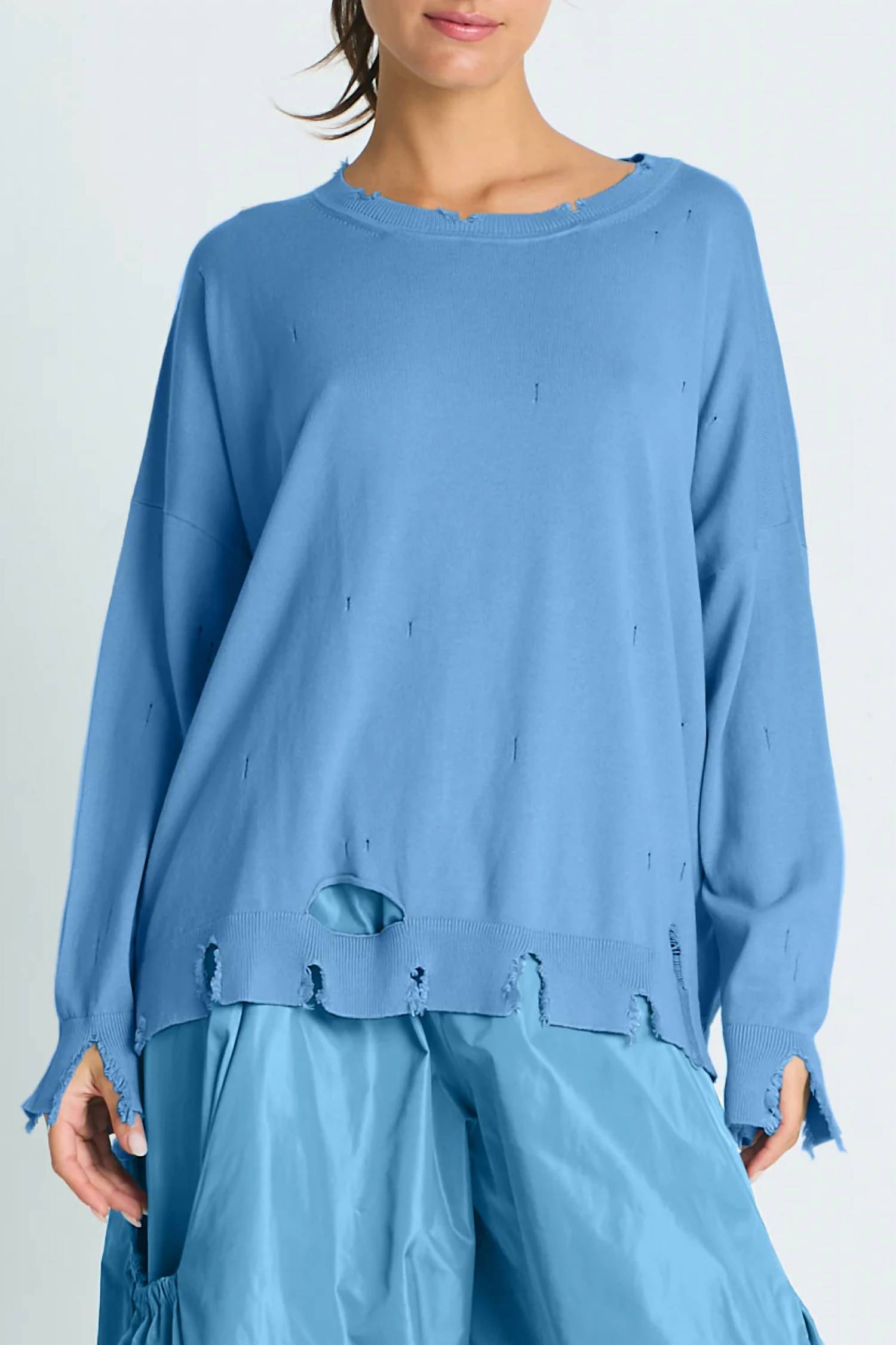Planet By Lauren G. - Torn Sweater