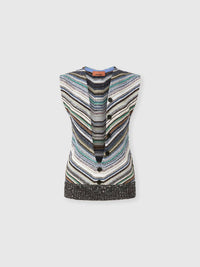Missoni - Striped Vest With Sequin Appliqué