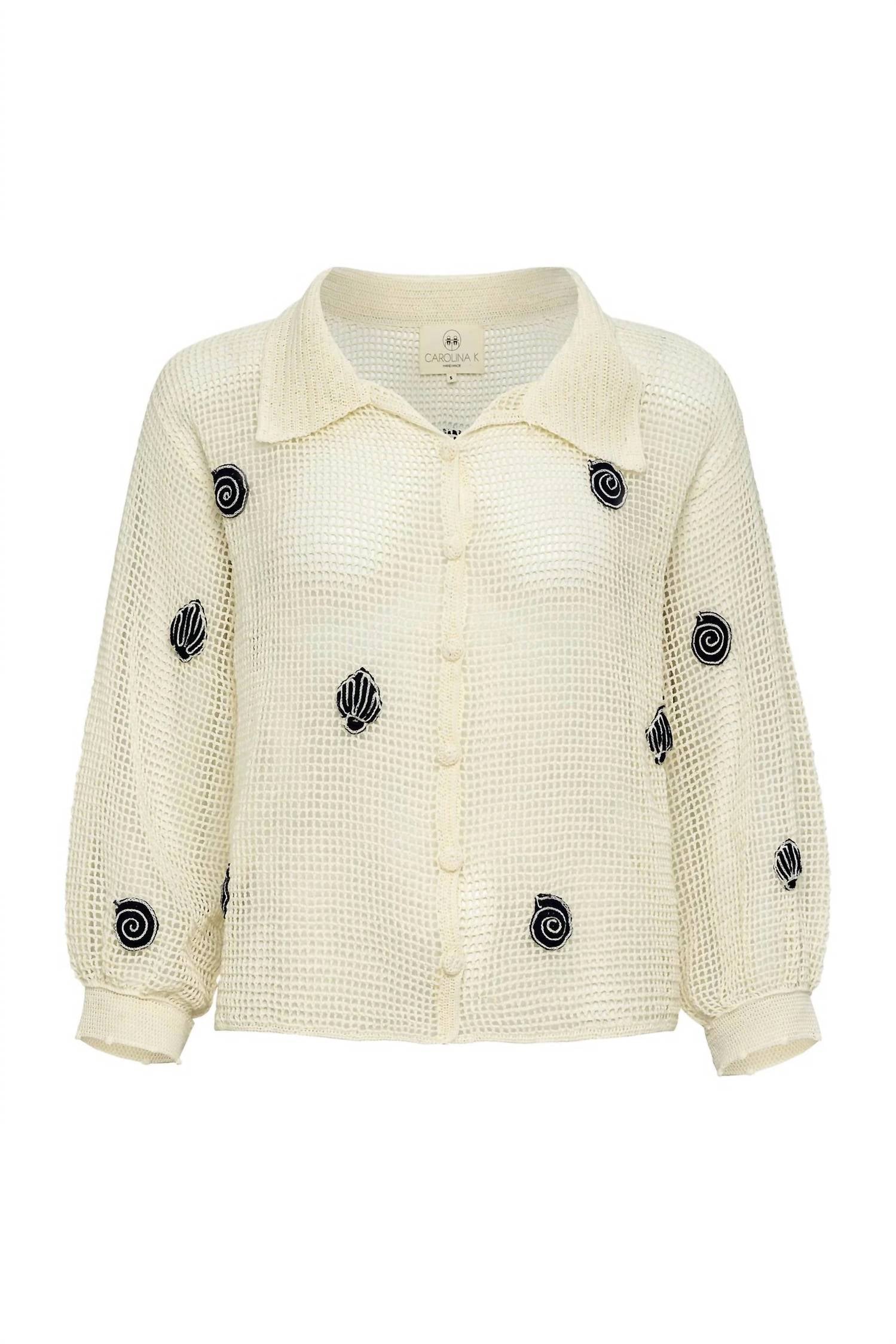 Carolina K - Delmar Crochet Bomber Jacket