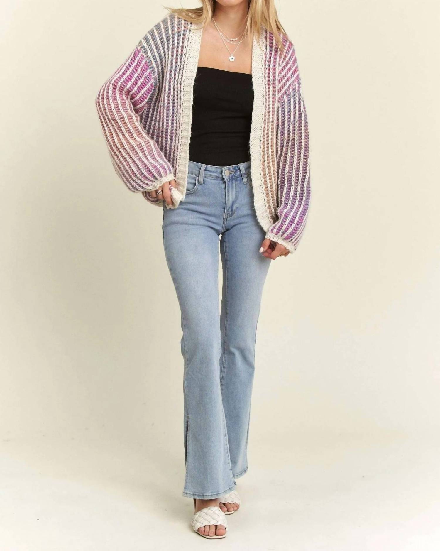 Madelyn - Ombre Sweater Cardigan